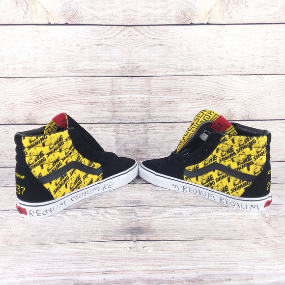 New Vans The Shining SK8 HI Horror Pack Yellow Stephen King Size 10.5 US - Picture 5 of 7